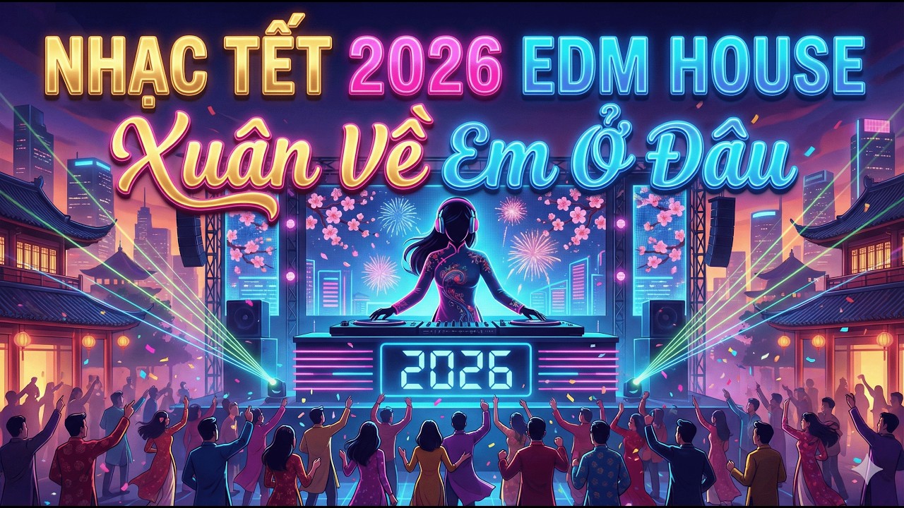 XUÂN VỀ EM Ở ĐÂU | NHẠC TẾT 2026 | Nhạc Tết EDM House Sôi Động | Tết Việt Music
