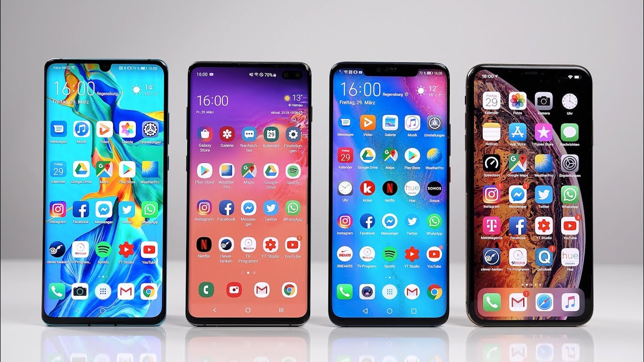 Huawei P30 Pro vs. Samsung Galaxy S10+ vs. Mate 20 Pro vs. Apple iPhone Xs Max: Benchmark | SwagTab