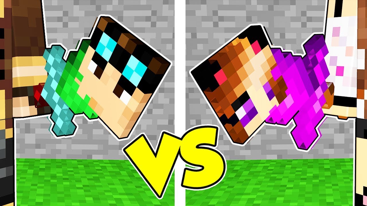 SPADA DI LYON contro SPADA DI ANNA su MINECRAFT!