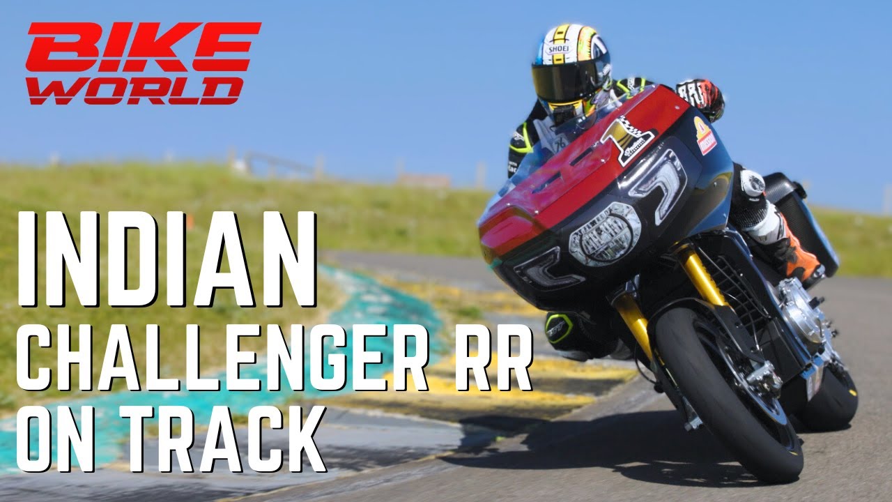 Indian Challenger RR Race Bike | On Track!