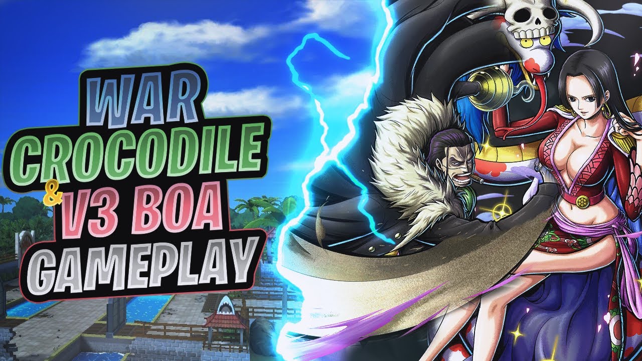 War Crocodile & V3 Boa Gameplay | One Piece Bounty Rush