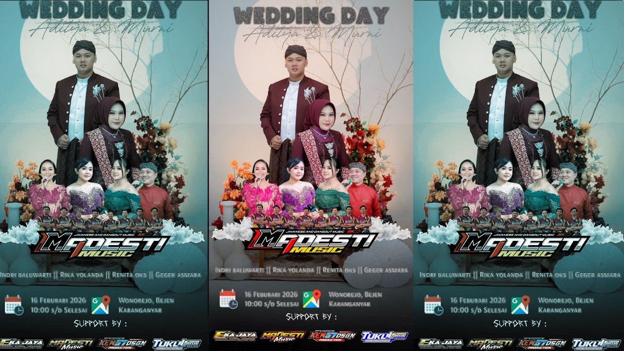 Live 🔴 Madesti Music//Ngunduh Manten Bg.Aditya & Rr.Murni//Eka Jaya Jaya Sound//Tukul Jaya Video