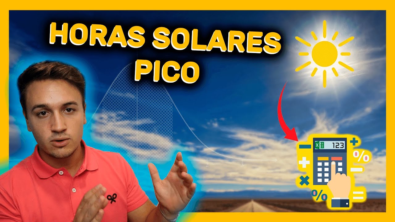 ☀️ Cómo CALCULAR las HORAS SOLARES PICO en ESPAÑA (Tabla, Gráfico y Cálculos) ✚ Ejemplo Práctico