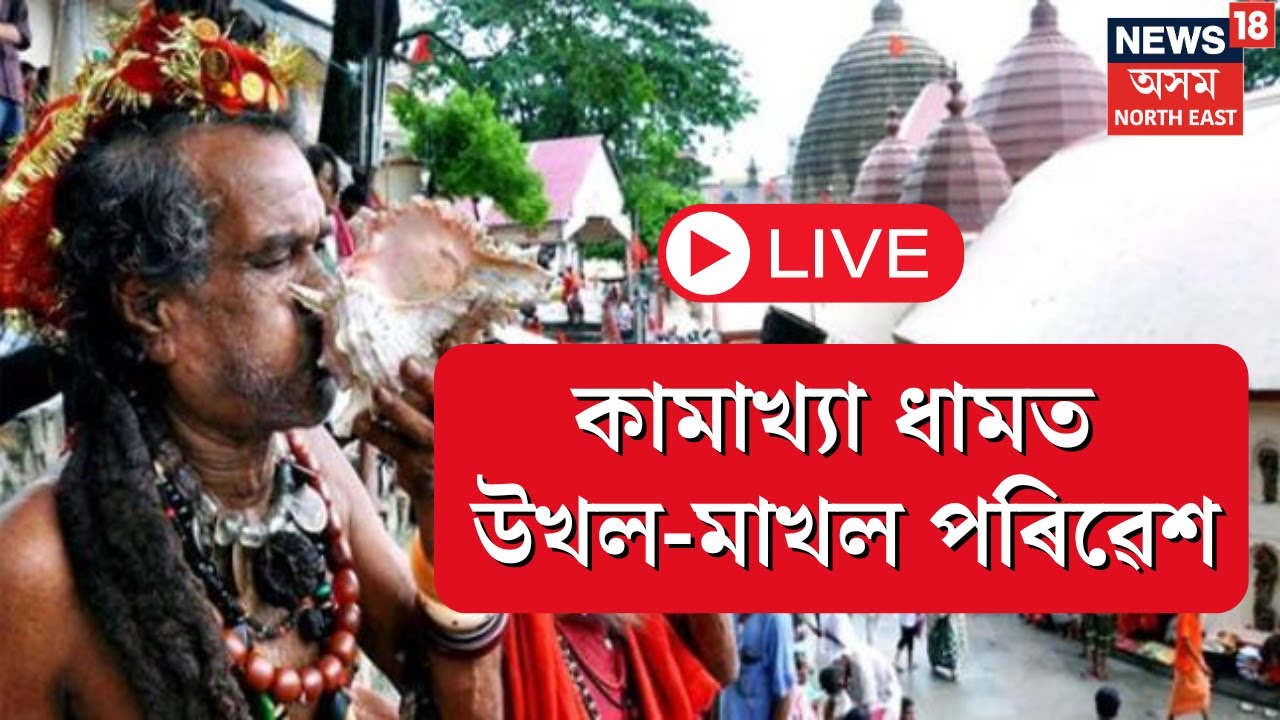 LIVE | কামাখ্যা ধামত উখল মাখল পৰিৱেশ | Ambubachi Mela 2024 | Kamakhya Temple | N18L