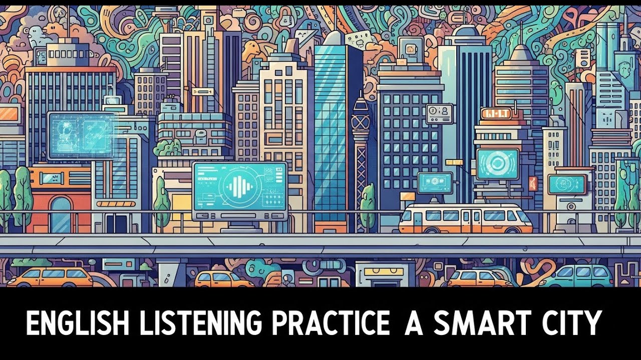 Learn English Story: A Day in Smart City | English Listening Practice | Vintube Five