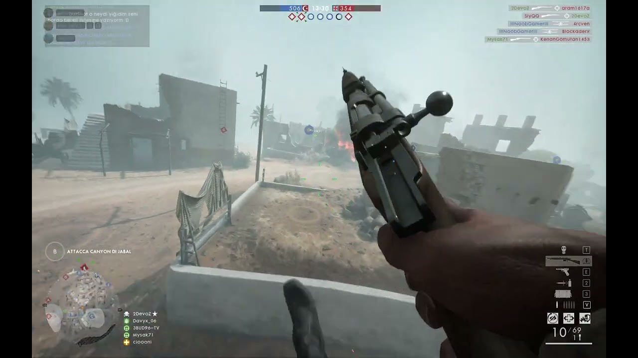 Battlefield™ 1 conquest game on sinai desert