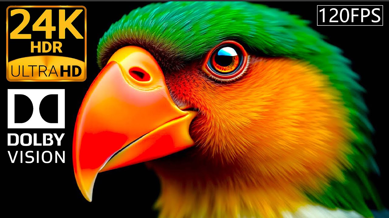 24K HDR 120FPS Peaceful Forest & Wildlife | DOLBY VISION