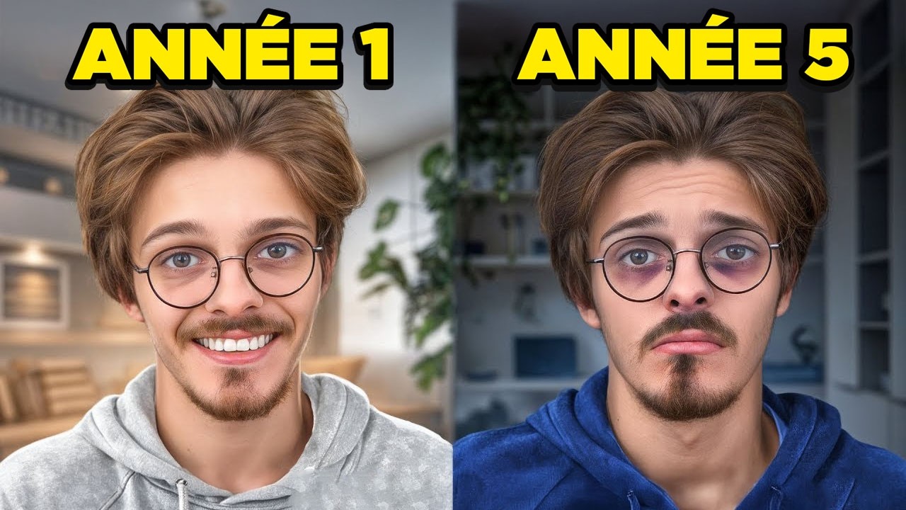 J'ai posté 1 vidéo par jour pendant 5 ans... Voilà le résultat...