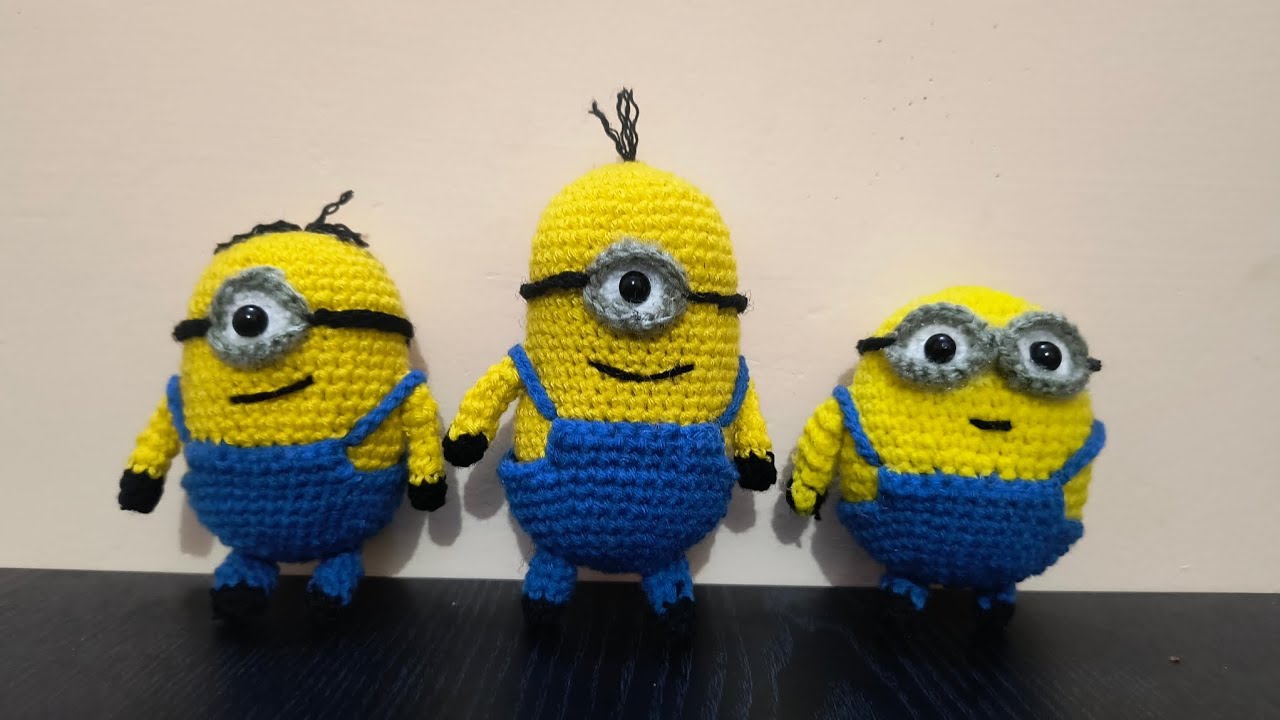 Super Easy And Fun Tutorial Of Minions|Minions Crochet Tutorial #minions #miniontutorial #amigurumi 