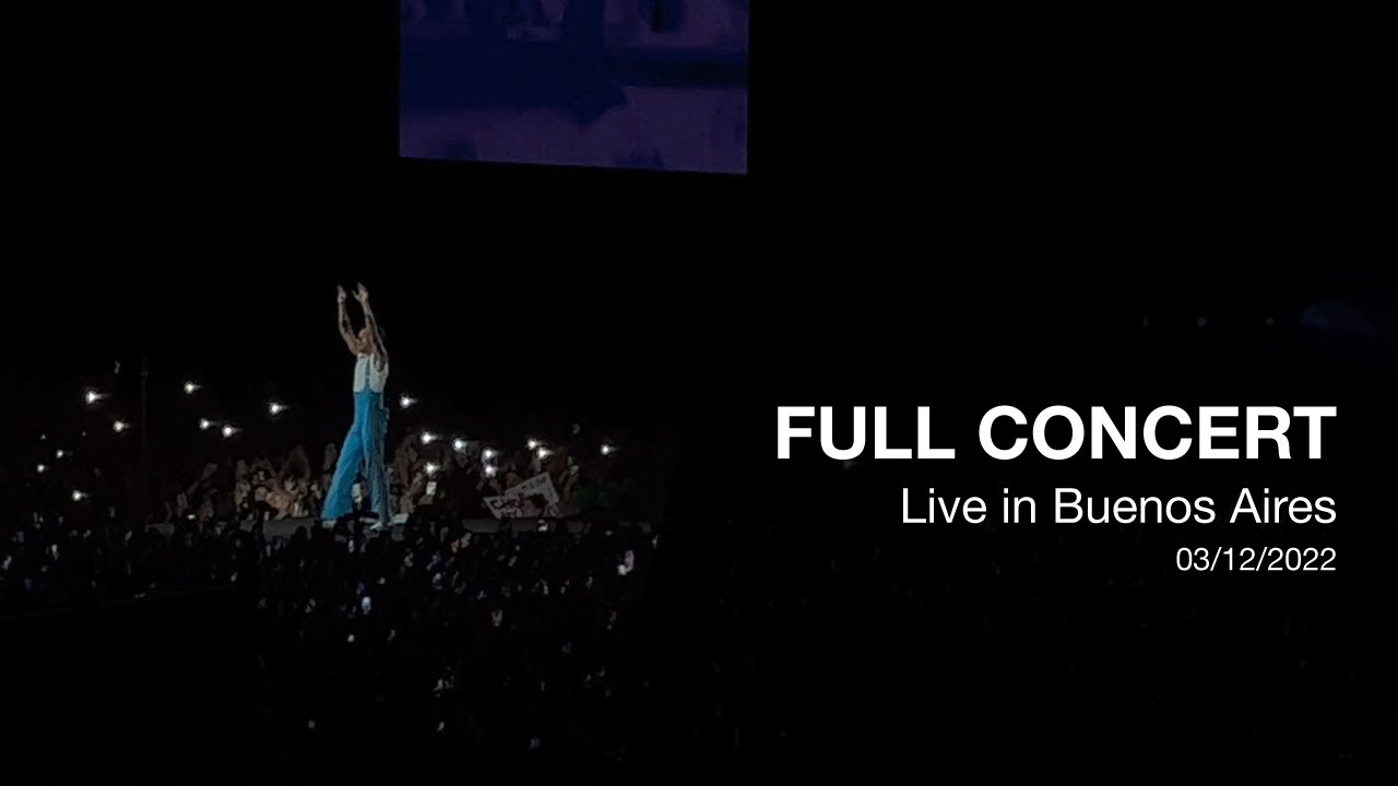 Harry Styles live in Buenos Aires, Argentina 03/12/2022 (full concert)
