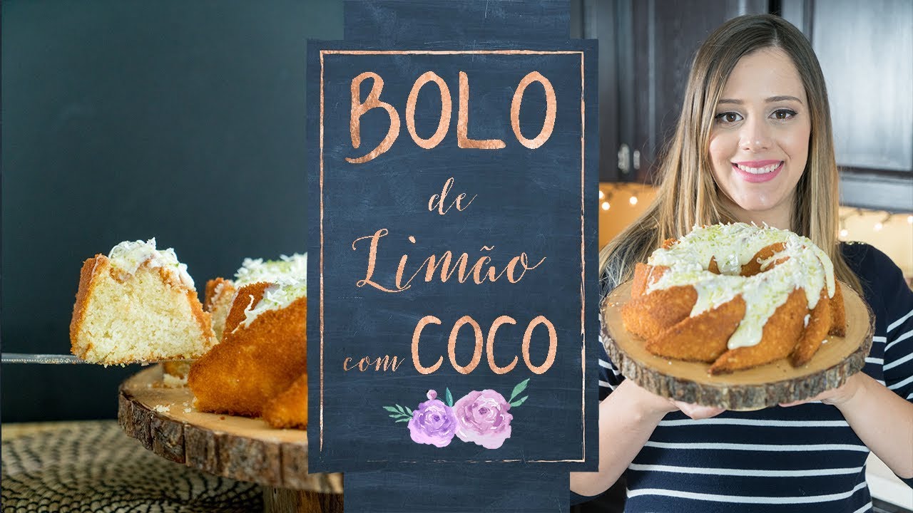 BOLO DE LIMÃO COM COCO FOFINHO