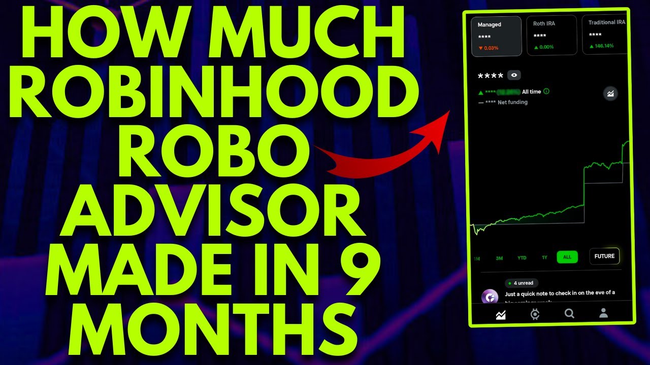 Сколько мне принес Robinhood Robot Advisor за 9 месяцев! | Стратегии Robinhood
