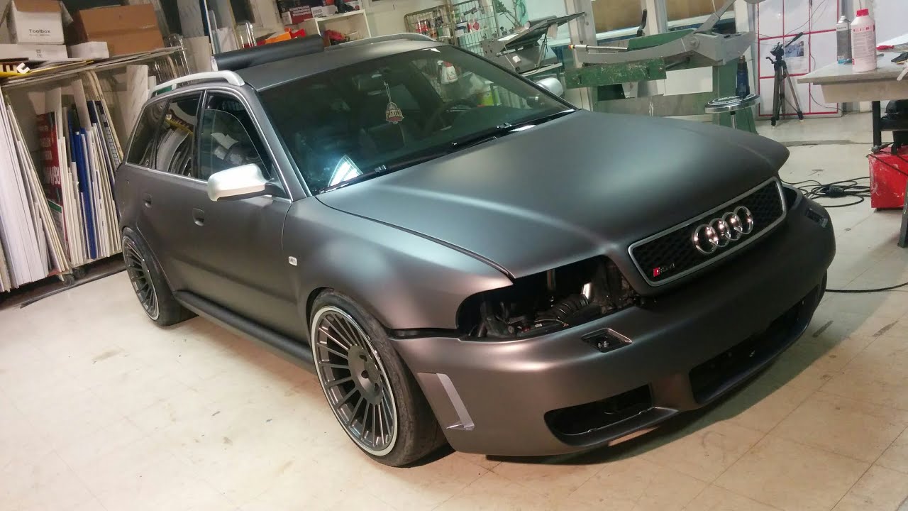 Car wrapping - Audi RS4 color change wrap