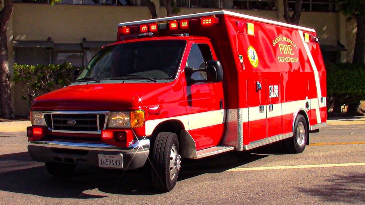 Santa Monica Fire Dept. BLS 6 Responding 