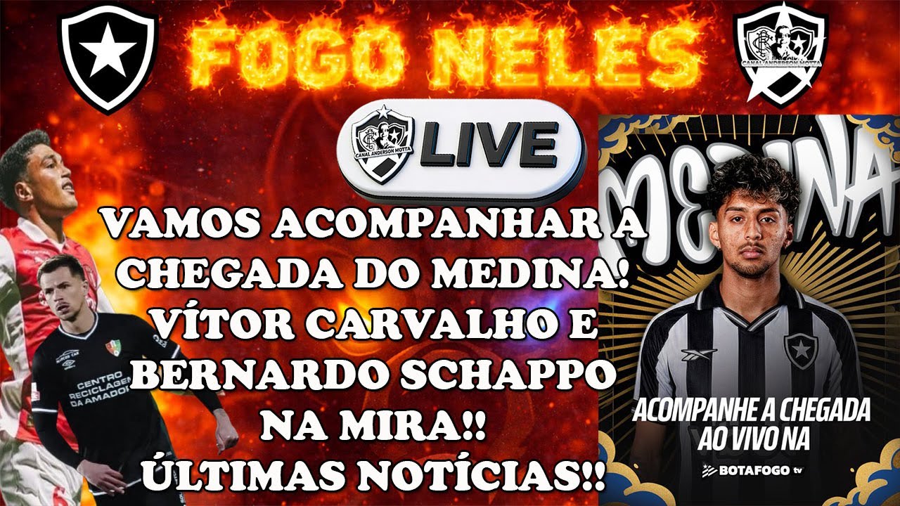 LIVE ALVINEGRA RAIZ - BERNARDO SCHAPPO E VÍTOR CARVALHO NA MIRA!CHEGADA DE MEDINA!ÚLTIMAS NOTÍCIAS!