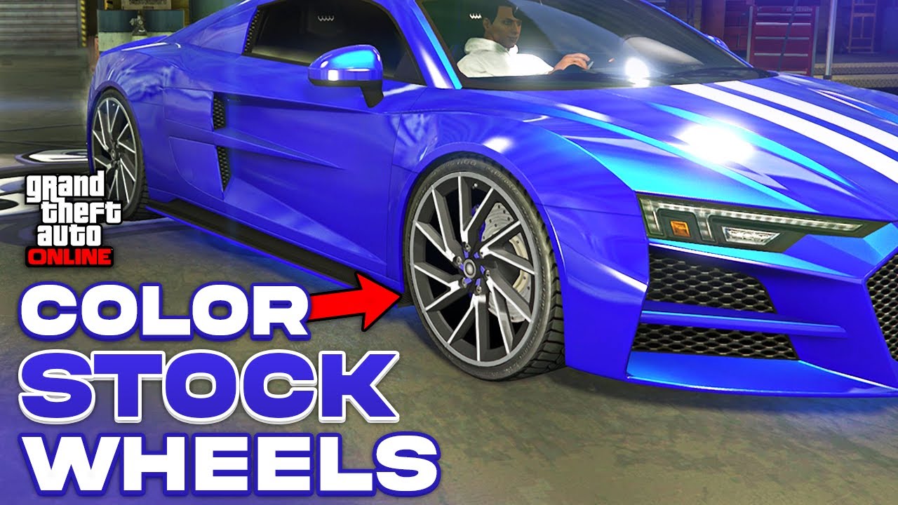 Простой способ покрасить стандартные диски машин в GTA Online! (2025)