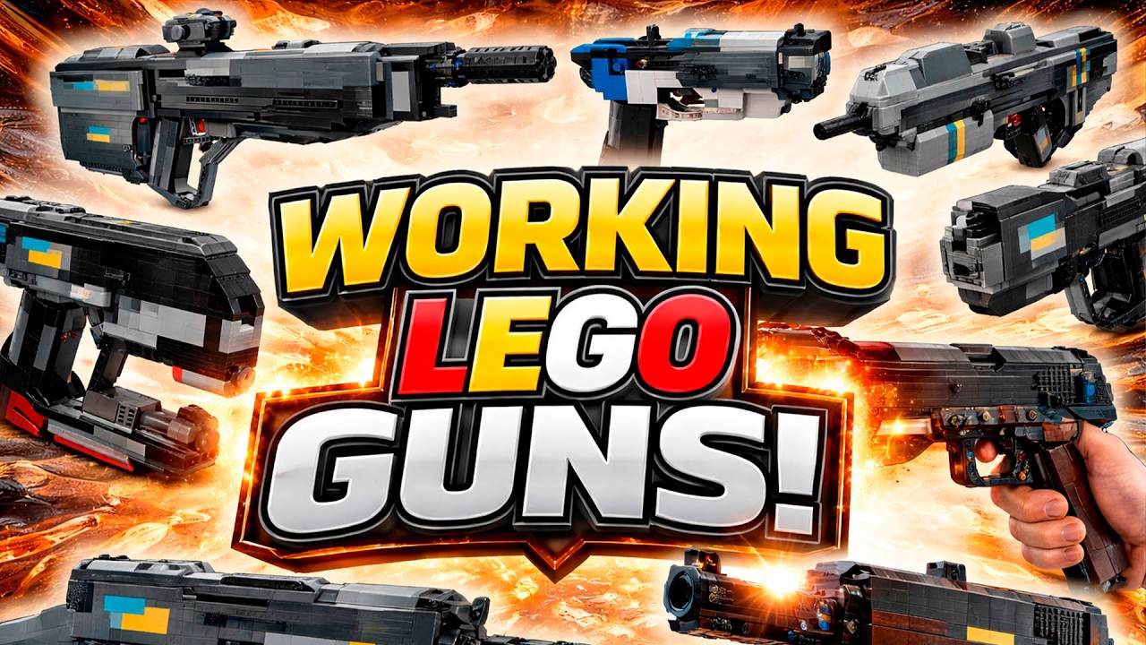 24 awesome working LEGO guns RELOAD