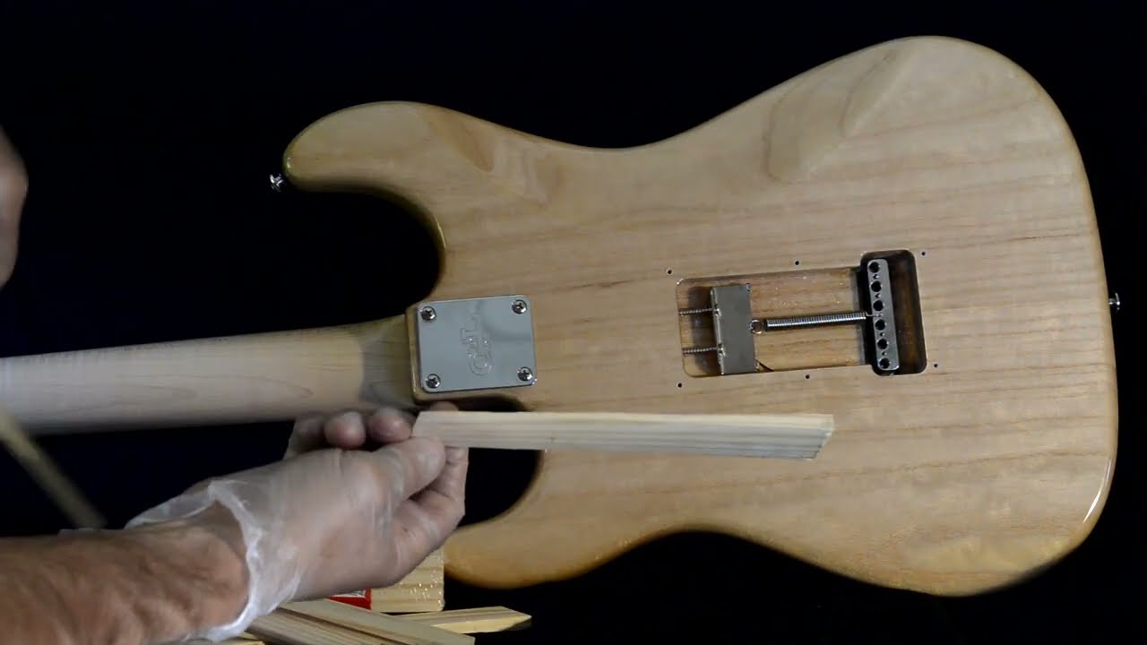 How to make custom blocks to hardtail a Stratocaster or G&L Legacy