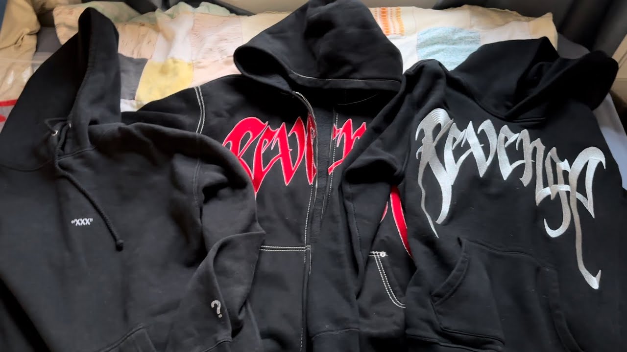 REVENGE & XXXTENTACION HOODIES UNBOXING! (3 HOODIES)