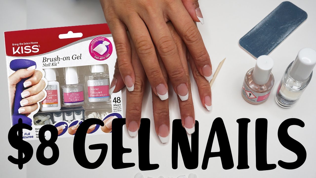KISS Brush-on Gel Nail Kit Tutorial + Review | DIY Nails