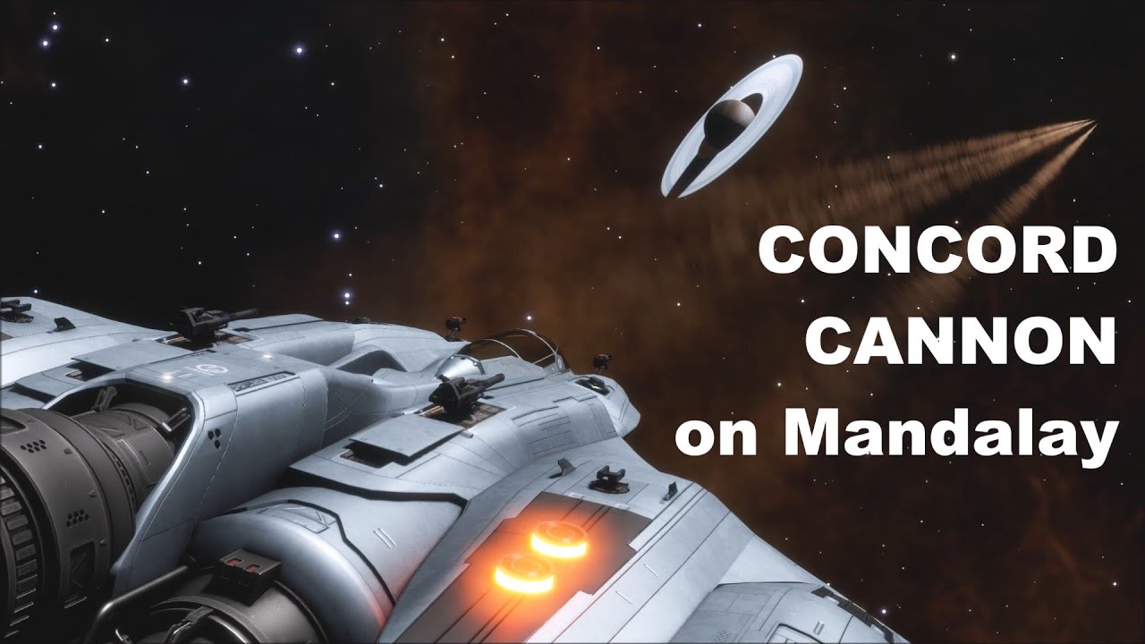 CONCORD CANNON on Mandalay - New Powerplay 2.0 Weapon, Elite Dangerous Ascendancy Update -