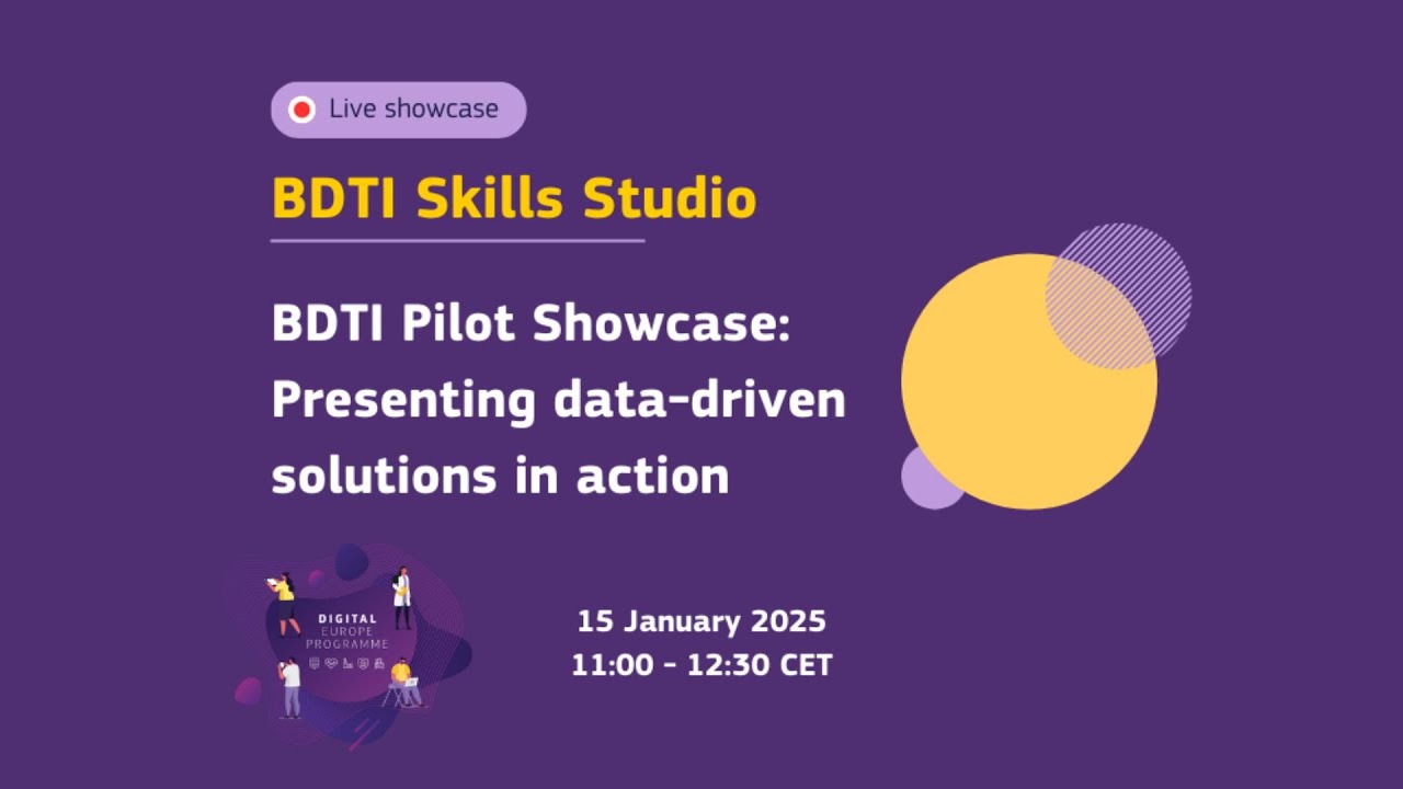BDTI Pilot Showcase: Presenting data-driven solutions in action