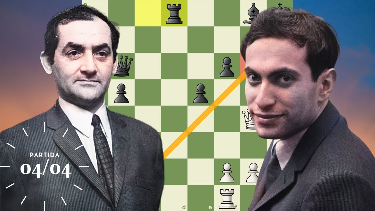 Leonid Stein x Mikhail Tal - Partida 04/04 || Melhores do xadrez