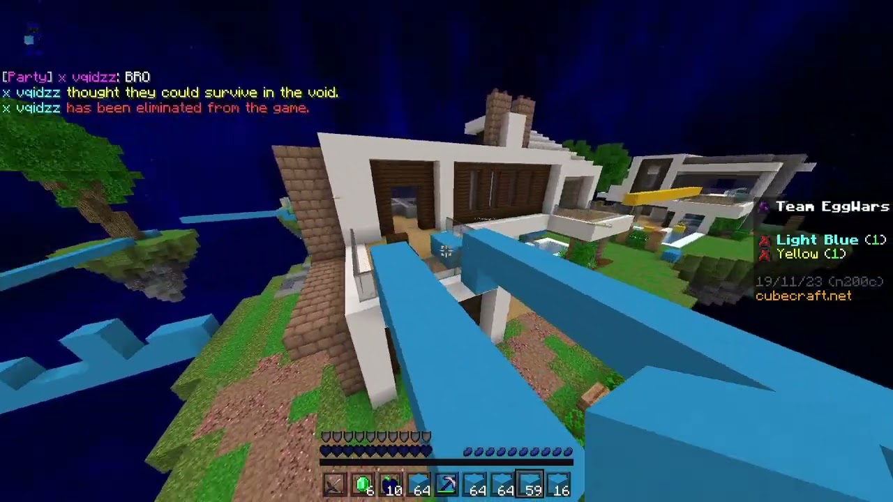 Cubecraft Eggwars Gameplay (duos)