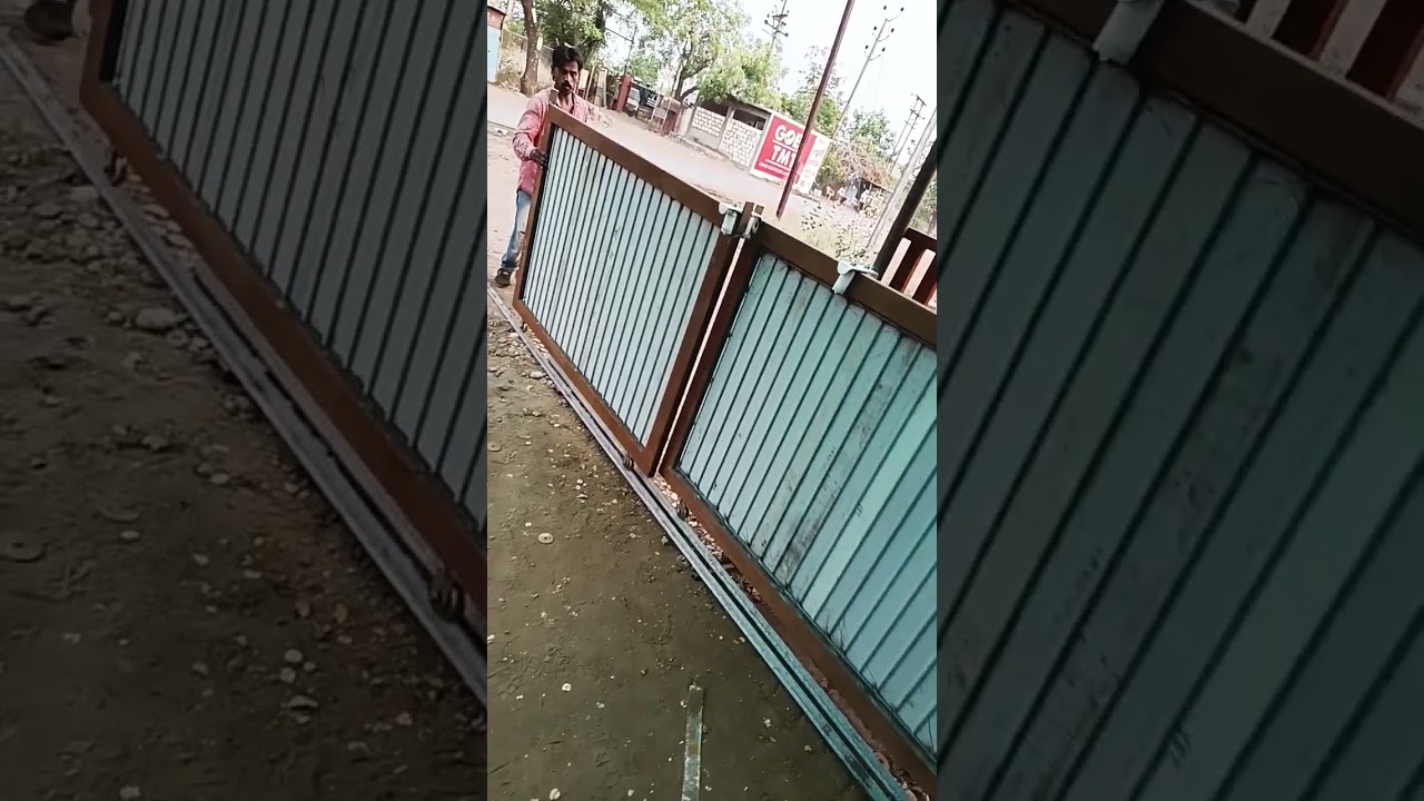 double sliding gate #slidinggate #doublegate #bering