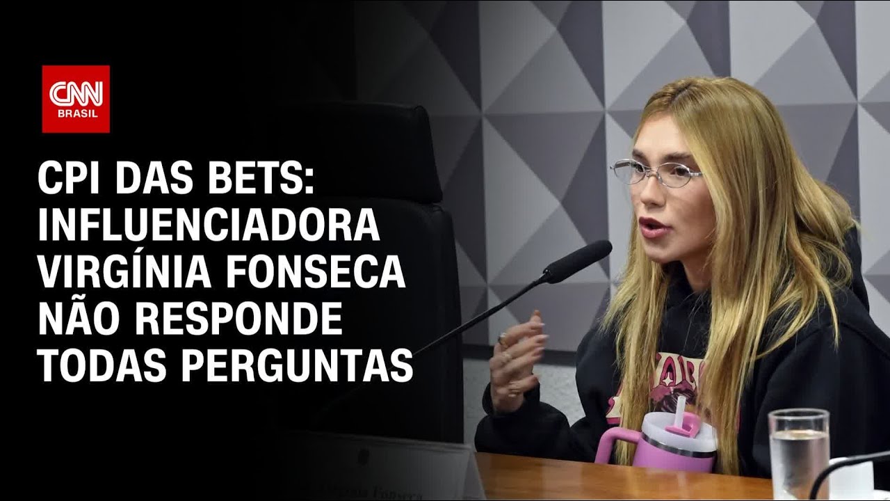 CPI das Bets: Influenciadora Virgínia Fonseca não responde a todas perguntas de senadores | CNN 360°