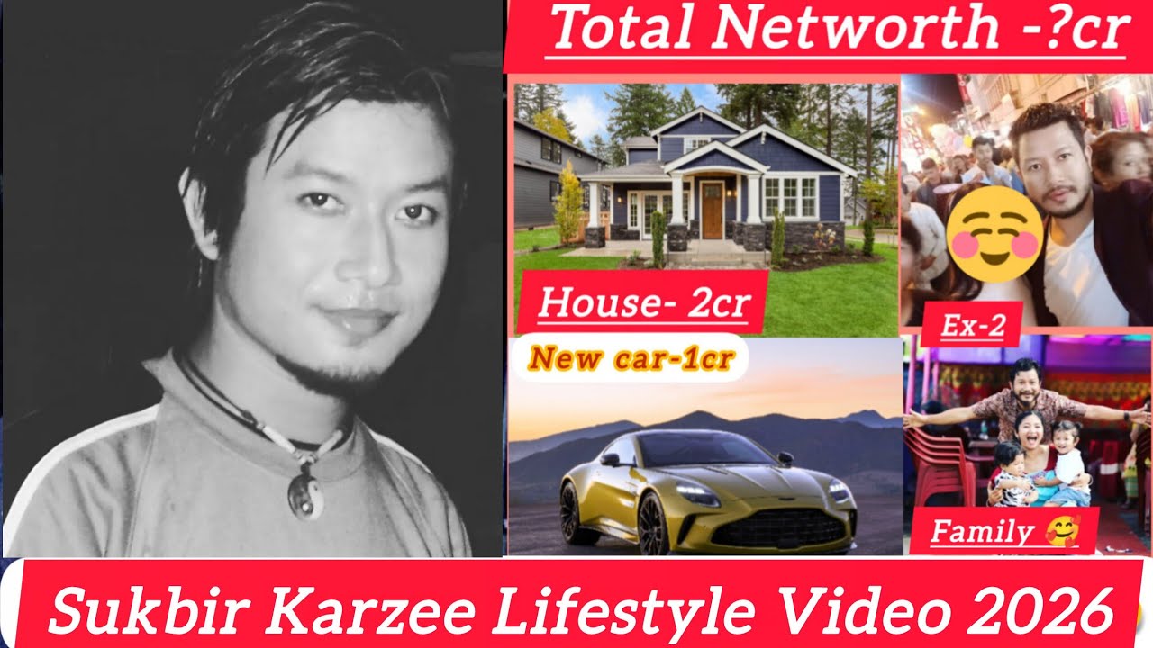Bodo Actor Sukbir karzee New Lifestyle Video 🥰Car collection, House, Ex ...