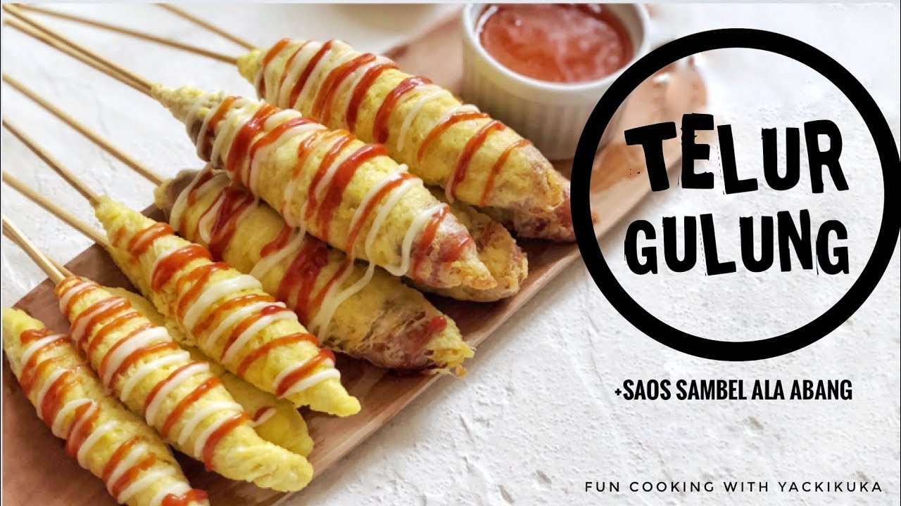 TELUR GULUNG - ANTI GAGAL * EGG SKEWERS