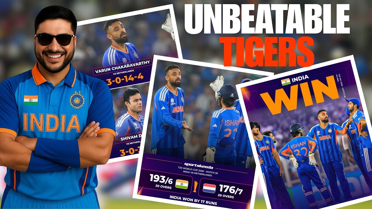 Congratulations India Beats Netherlands by 17 Runs, Padosio Ka Hal Bura🤣