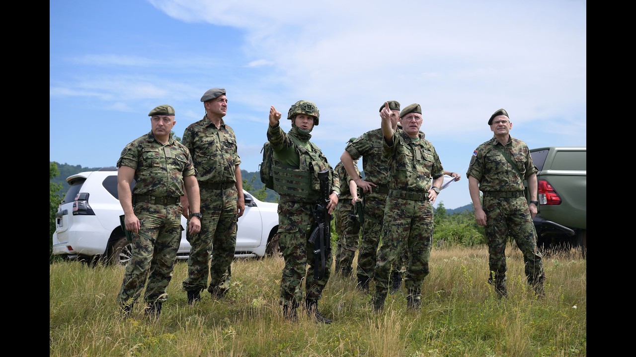 Obilazak snaga Vojske Srbije u Kopnenoj zoni bezbednosti