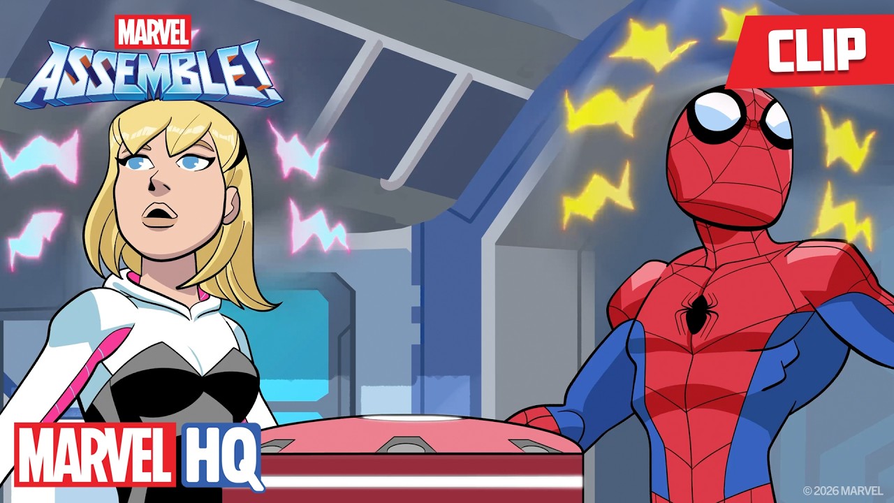 Spider-Man Gets Webbed Up 😮🕷️🕸️ | Marvel Avengers Assemble: Loki&rsquo;s Revenge | @MarvelHQ