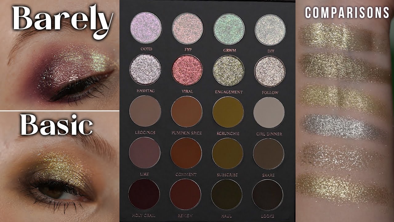 Палитра Glaminatrix Barely Basic | Образцы, сравнения и 2 образа