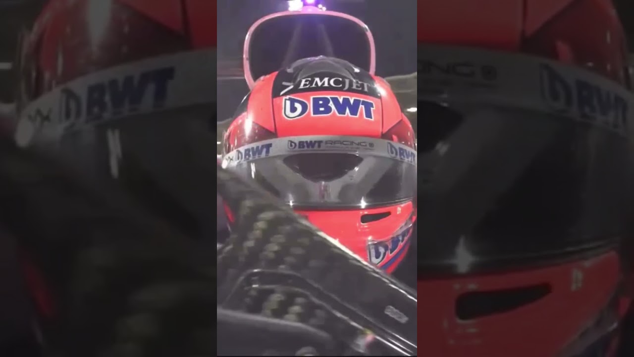 Reacci&oacute;n de Checo al ganar en 2020 su primer GP #1