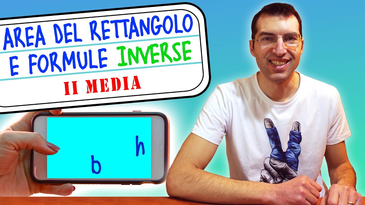 Formule del rettangolo, dirette e inverse. PROBLEMI SVOLTI SULL'AREA - 2ᵃ Media [Tutorial genitori]