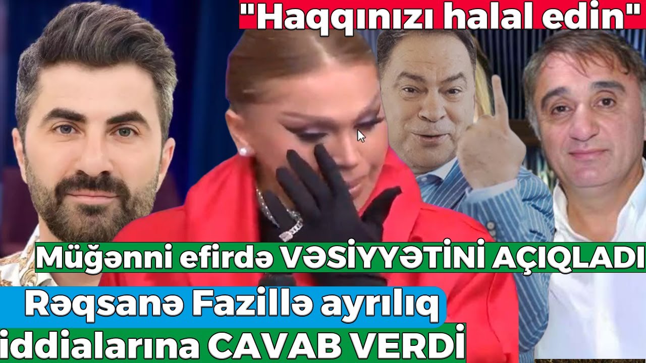 Zaurun bu sözlərinə görə Rəqsanə ondan inciyib- Rəqsanə azadlığa buraxıldıqdan sonra ilk dəfə efirdə