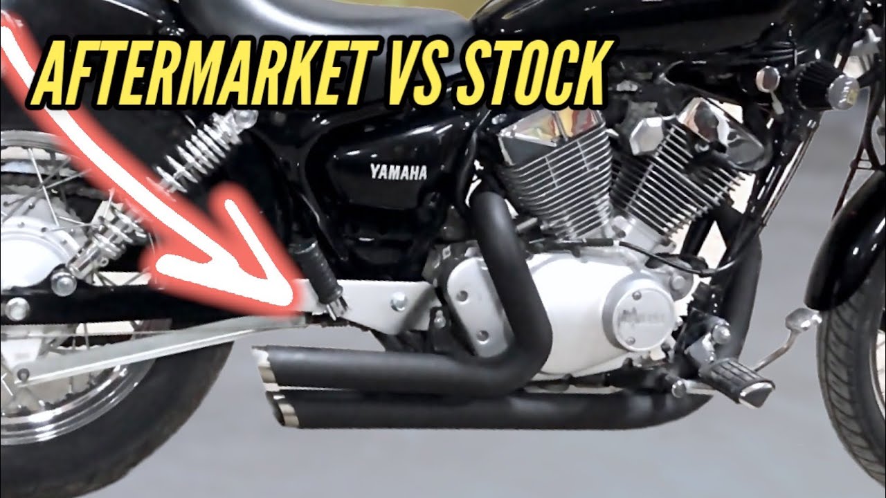 Yamaha Virago 250 (XV250) - Aftermarket Exhaust vs Stock Sound / Road Test