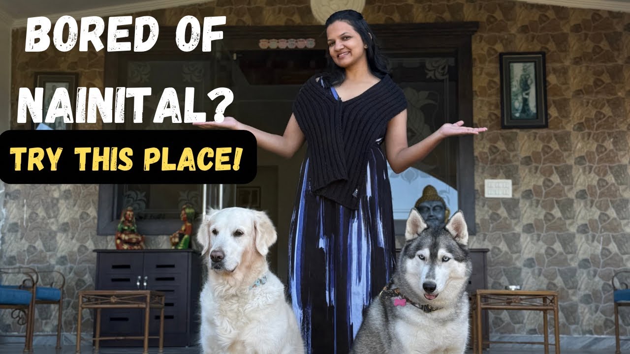 We stayed at an offbeat pet friendly resort near Nainital & Bhimtal