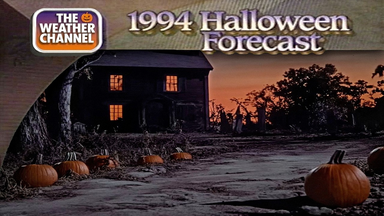 '94 HALLOWEEN WEATHER CHANNEL VAPORWAVE // Spooky Vaporwave with VHS Visuals