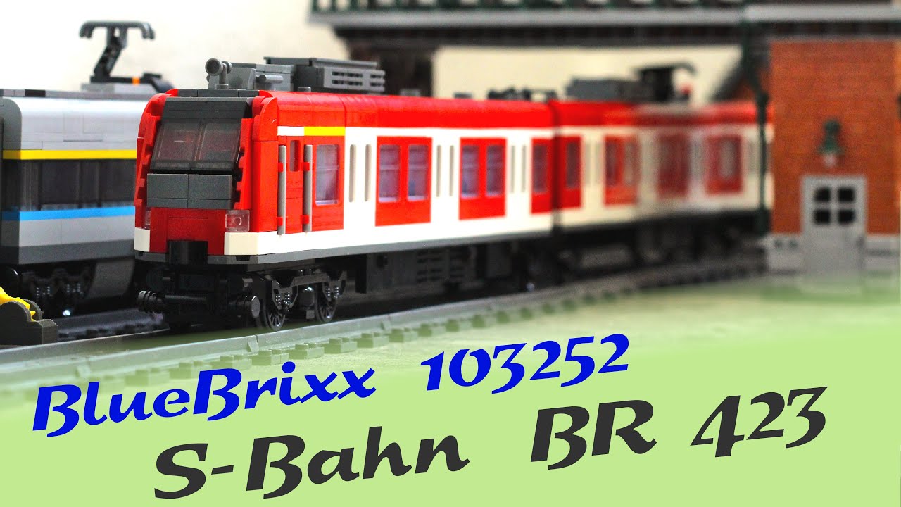 ◄ BLUEBRIXX 103252 ►S-Bahn BR 423 im Test║Preis║Qualität║Mängel║Motorisieren der Triebwagen-Baureihe