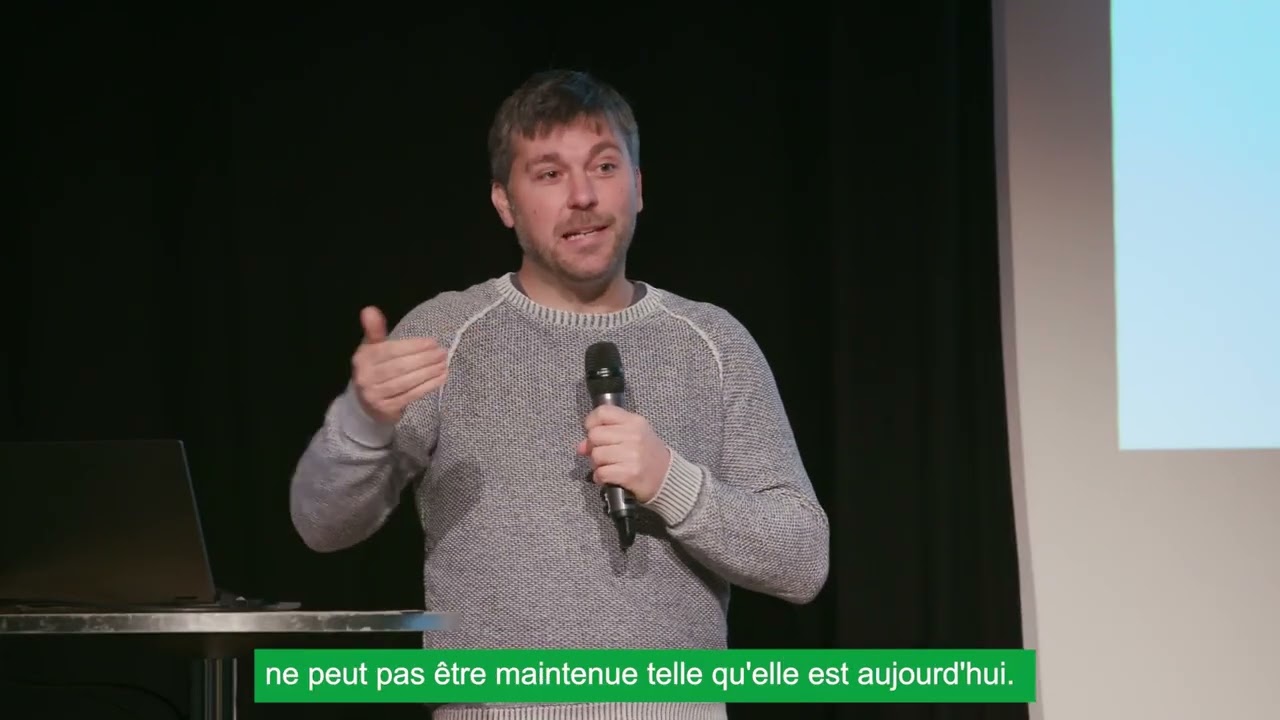 Conférence de Marc Muller, ingénieur en énergies, sur la transition énergétique pour la Ville d'Onex