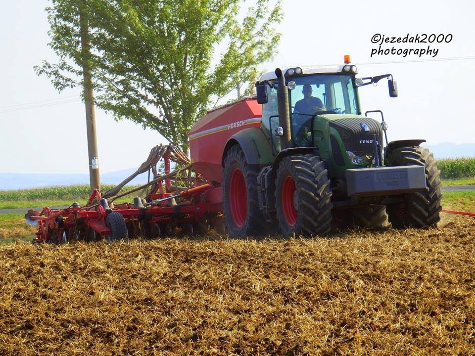 Fendt 930 Vario+Horsch Focus 6 TD(nakladač VOLVO)-setí řepky 2013