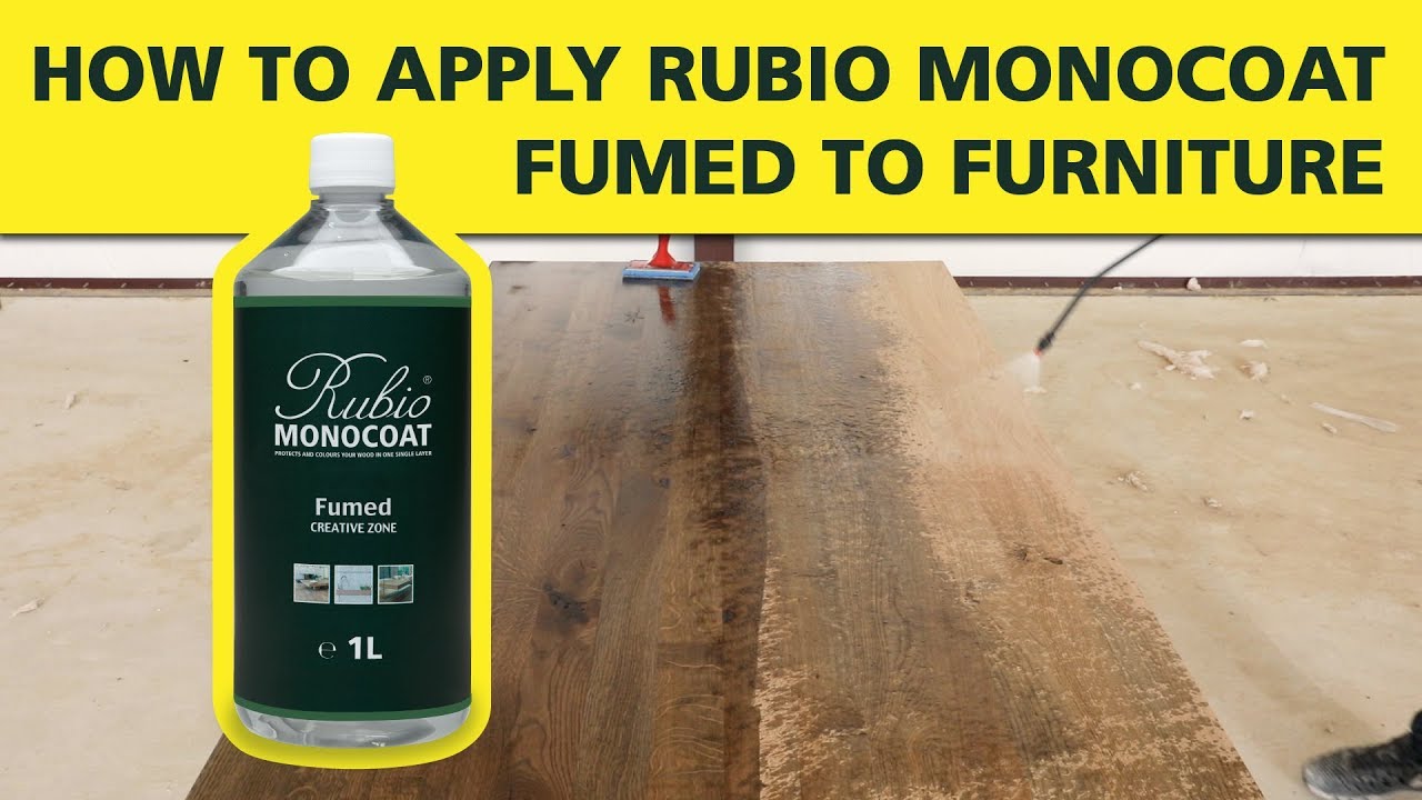 How To Apply Rubio Monocoat FUMED on Furniture