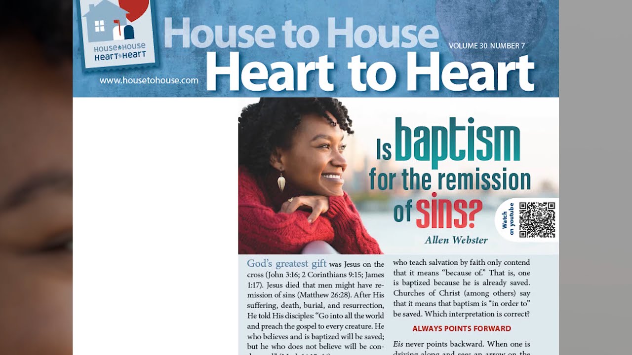 Is Baptism for Remission of Sins?