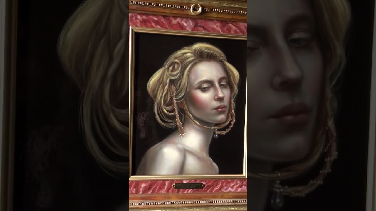 Artist Ken Yang study for Diane The Huntress with Leonardo famous technique Sfumato.