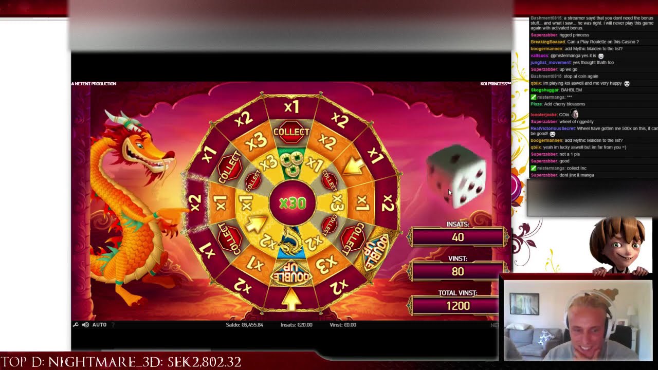 Online slots HUGE WIN 20 euro bet - Koi Princess MEGA WIN