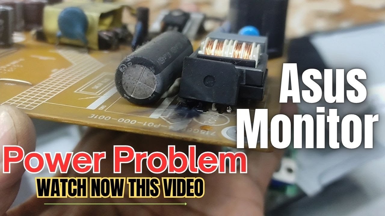 Asus Monitor VS197 No Power Repair | Created by Afjal Hossain